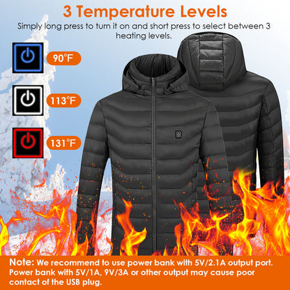 HeatWave Pro: Electrically Heated Jacket for Ultimate Warmth and Comfort